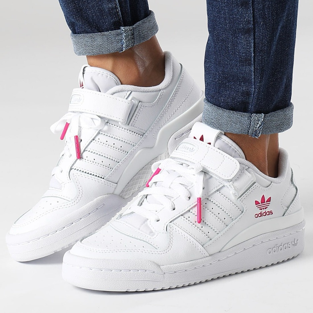 Adidas Women's Forum Low Triple White (9 1/2)